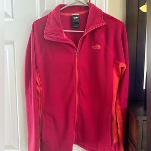 Women’s medium north face zip up jacket